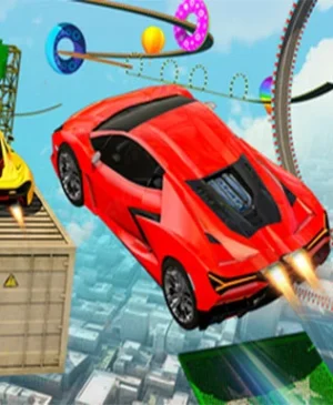 Crazy Car Stunt Descent GT Game